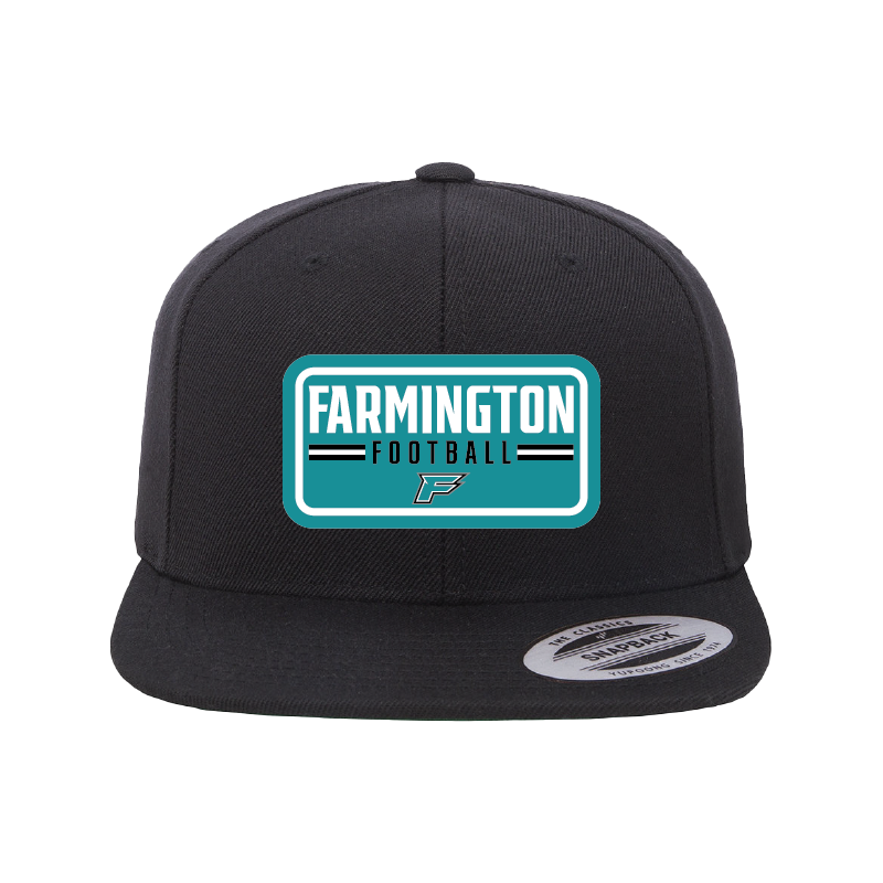 Farmington Football Patch - Flat Bill Snapback