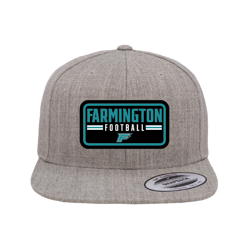 Farmington Football Patch - Flat Bill Snapback