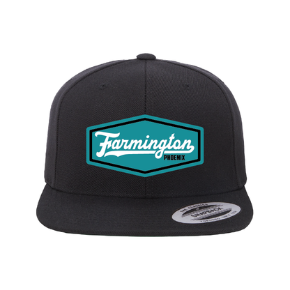 Farmington Script Patch - Flat Bill Snapback