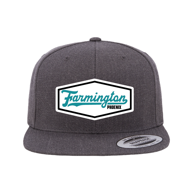 Farmington Script Patch - Flat Bill Snapback
