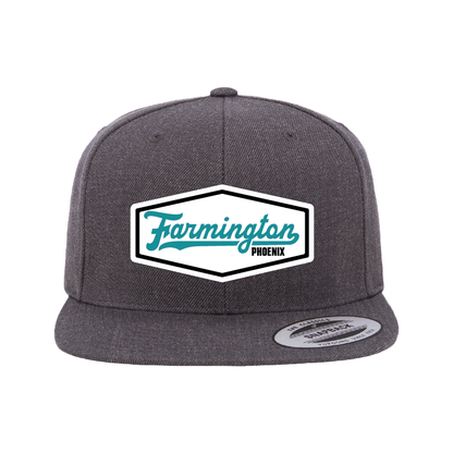 Farmington Script Patch - Flat Bill Snapback