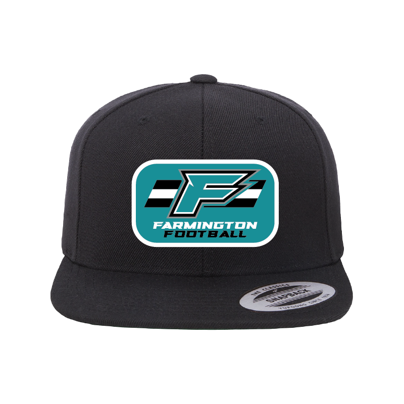 F Logo w/Stripe Patch - Flat Bill Snapback