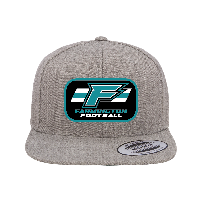 F Logo w/Stripe Patch - Flat Bill Snapback