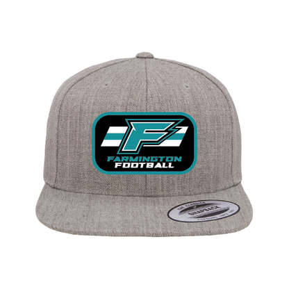 F Logo w/Stripe Patch - Flat Bill Snapback