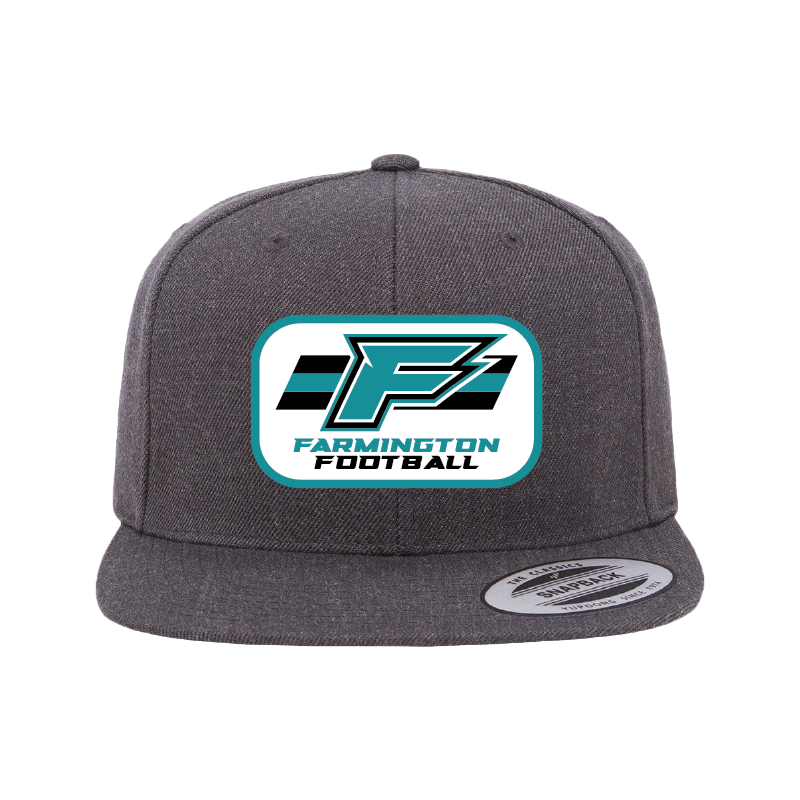 F Logo w/Stripe Patch - Flat Bill Snapback