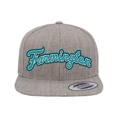 Farmington Script - Flat Bill Snapback
