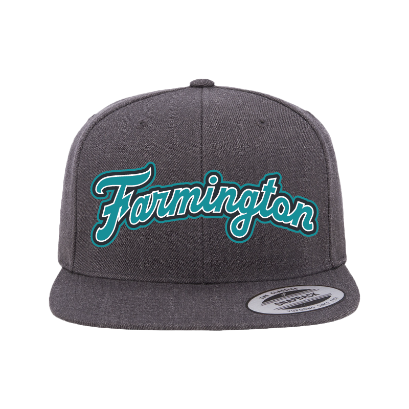 Farmington Script - Flat Bill Snapback