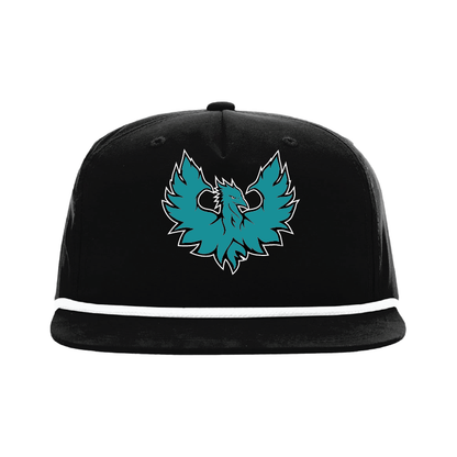 Phoenix Logo -  5 Panel High Profile Relaxed Cotton Blend Rope Hat
