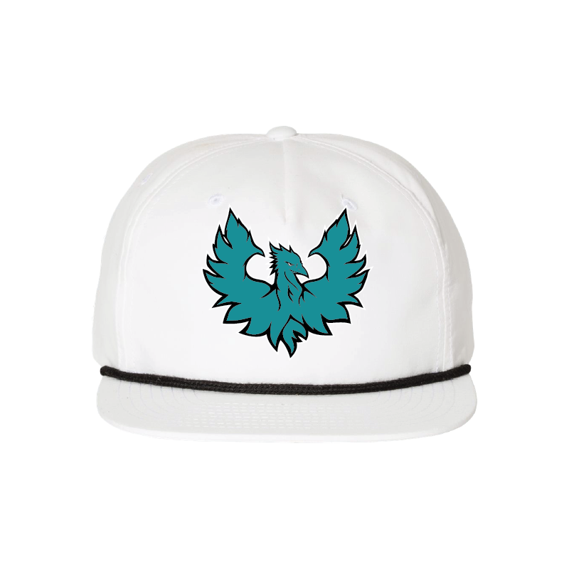 Phoenix Logo -  5 Panel High Profile Relaxed Cotton Blend Rope Hat