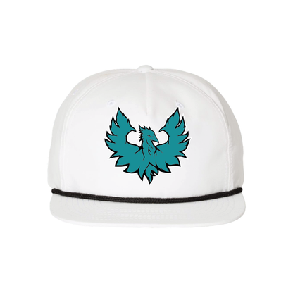 Phoenix Logo -  5 Panel High Profile Relaxed Cotton Blend Rope Hat