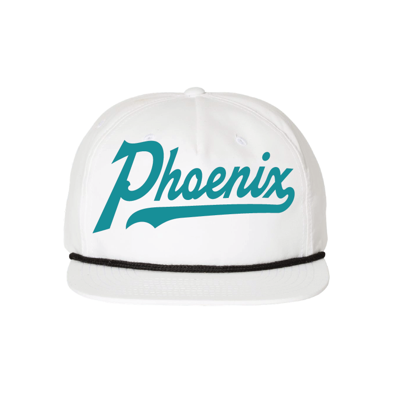 Phoenix Script -  5 Panel High Profile Relaxed Cotton Blend Rope Hat