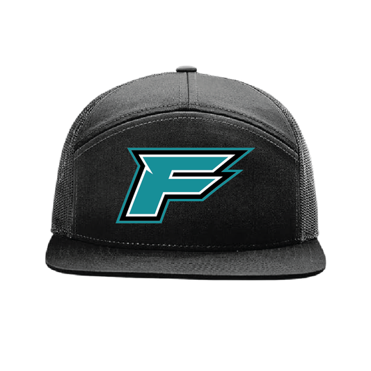 F Logo - 7 Panel Trucker