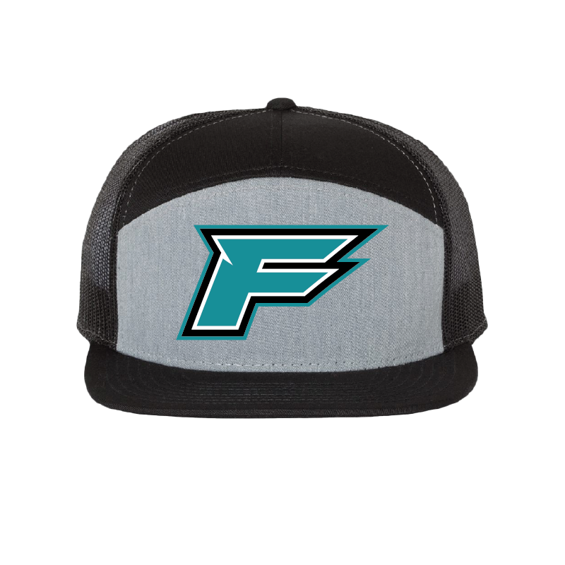 F Logo - 7 Panel Trucker