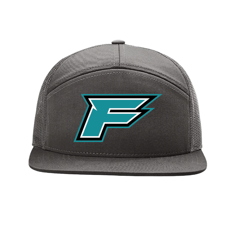 F Logo - 7 Panel Trucker