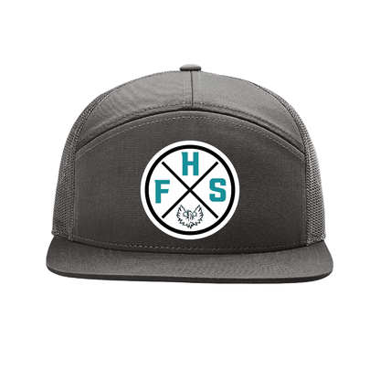 FHS Circle Patch - 7 Panel Trucker
