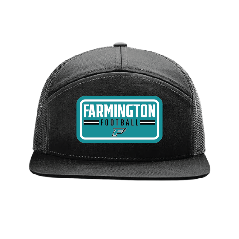 Farmington Football Patch - 7 Panel Trucker
