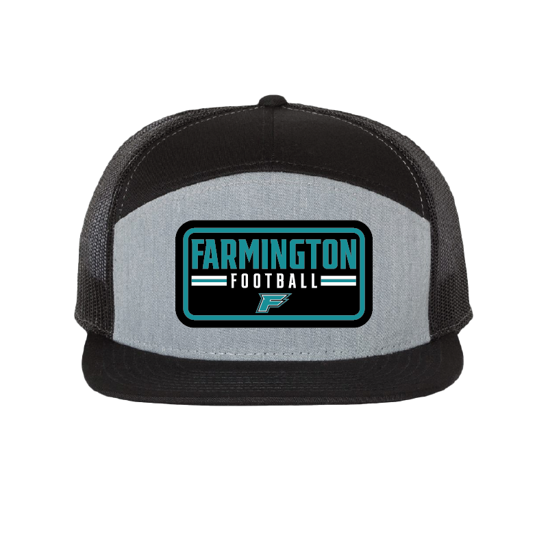 Farmington Football Patch - 7 Panel Trucker