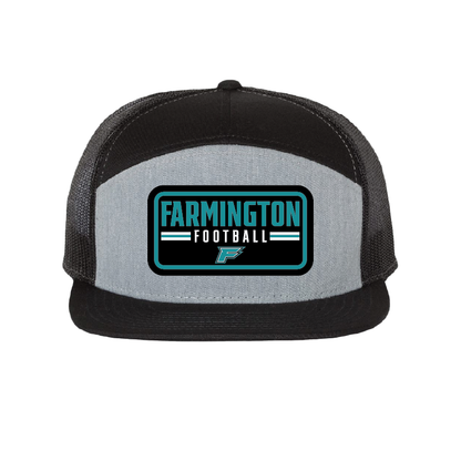 Farmington Football Patch - 7 Panel Trucker