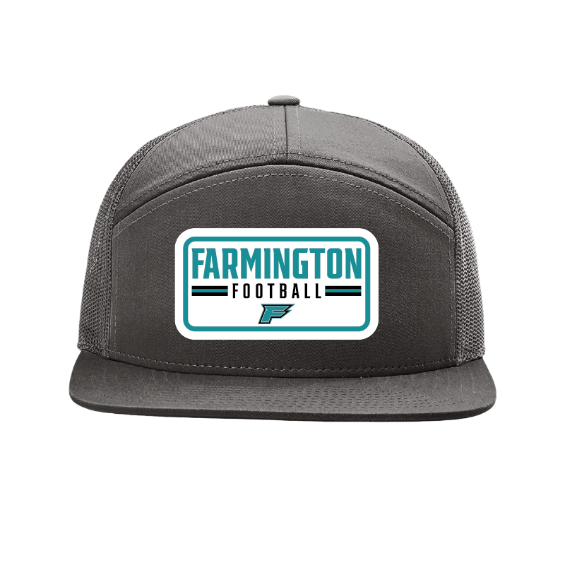 Farmington Football Patch - 7 Panel Trucker