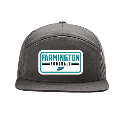 Farmington Football Patch - 7 Panel Trucker