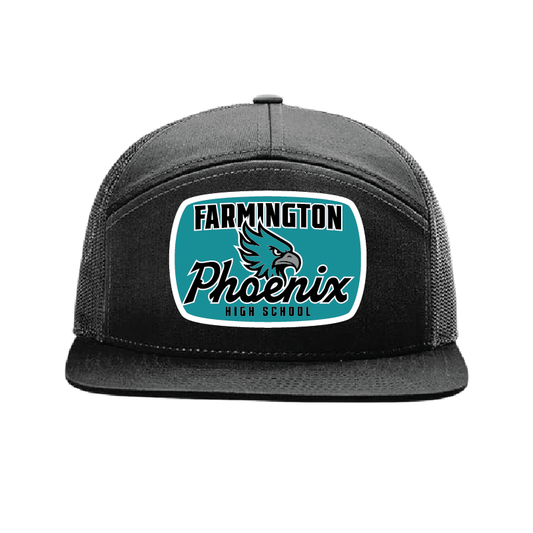 Vintage Farmington Phoenix Football Patch - 7 Panel Trucker