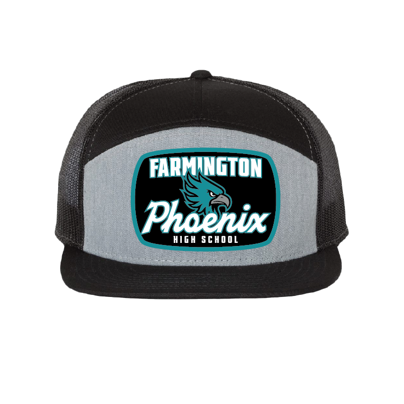 Vintage Farmington Phoenix Football Patch - 7 Panel Trucker