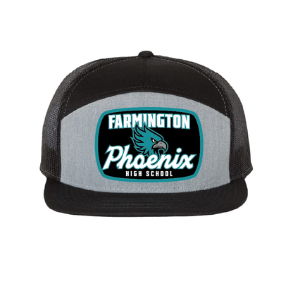 Vintage Farmington Phoenix Football Patch - 7 Panel Trucker