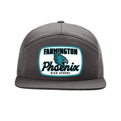 Vintage Farmington Phoenix Football Patch - 7 Panel Trucker