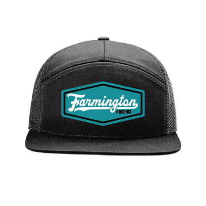 Farmington Script Patch - 7 Panel Trucker
