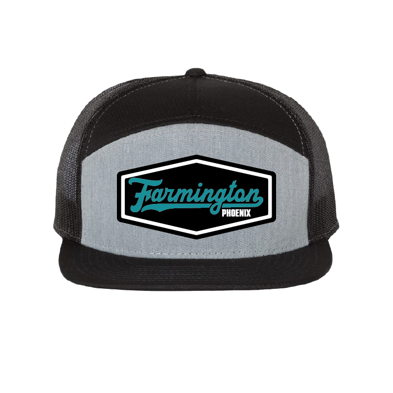 Farmington Script Patch - 7 Panel Trucker