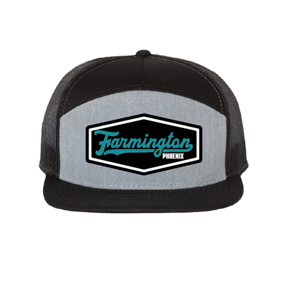 Farmington Script Patch - 7 Panel Trucker
