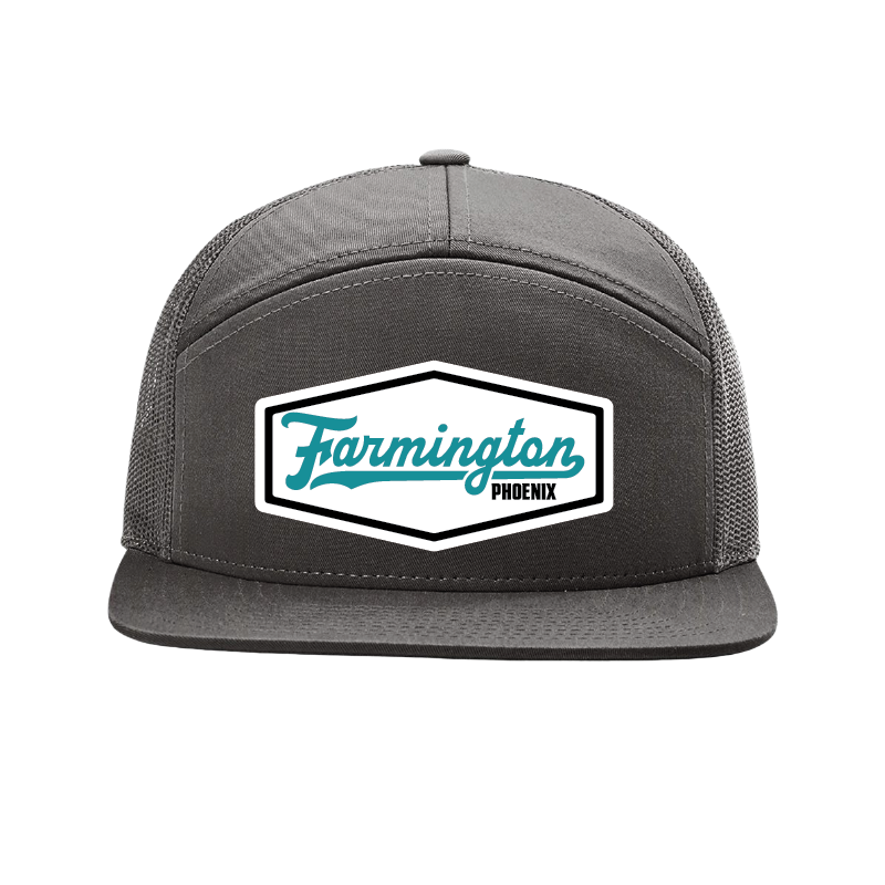 Farmington Script Patch - 7 Panel Trucker