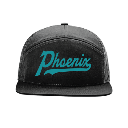 Phoenix Script - 7 Panel Trucker