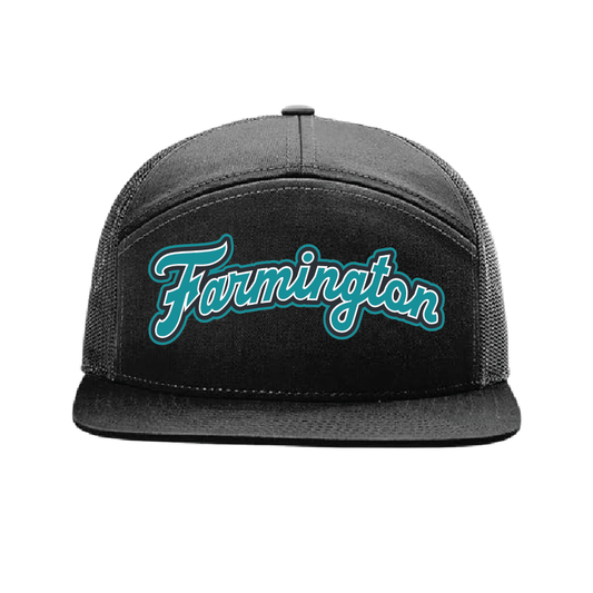 Farmington Script - 7 Panel Trucker