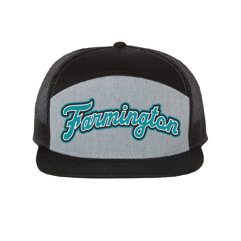 Farmington Script - 7 Panel Trucker