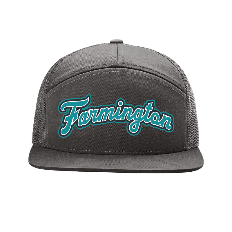 Farmington Script - 7 Panel Trucker