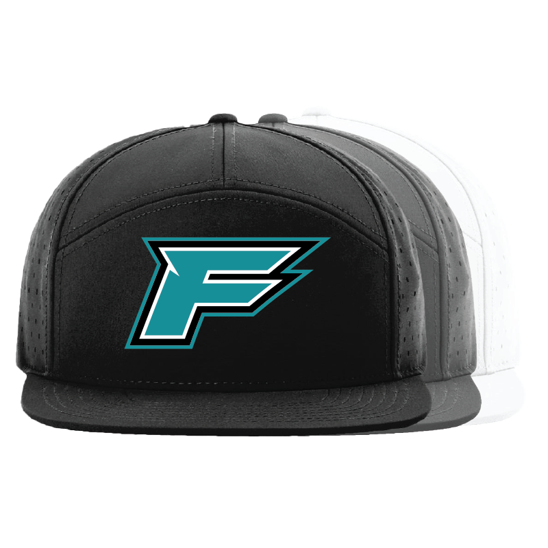 F Logo - 7 Panel Perforated Snapback