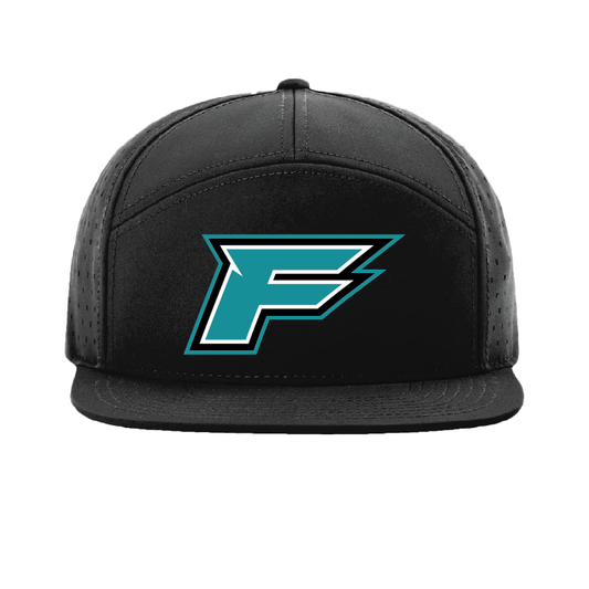F Logo - 7 Panel Perforated Snapback