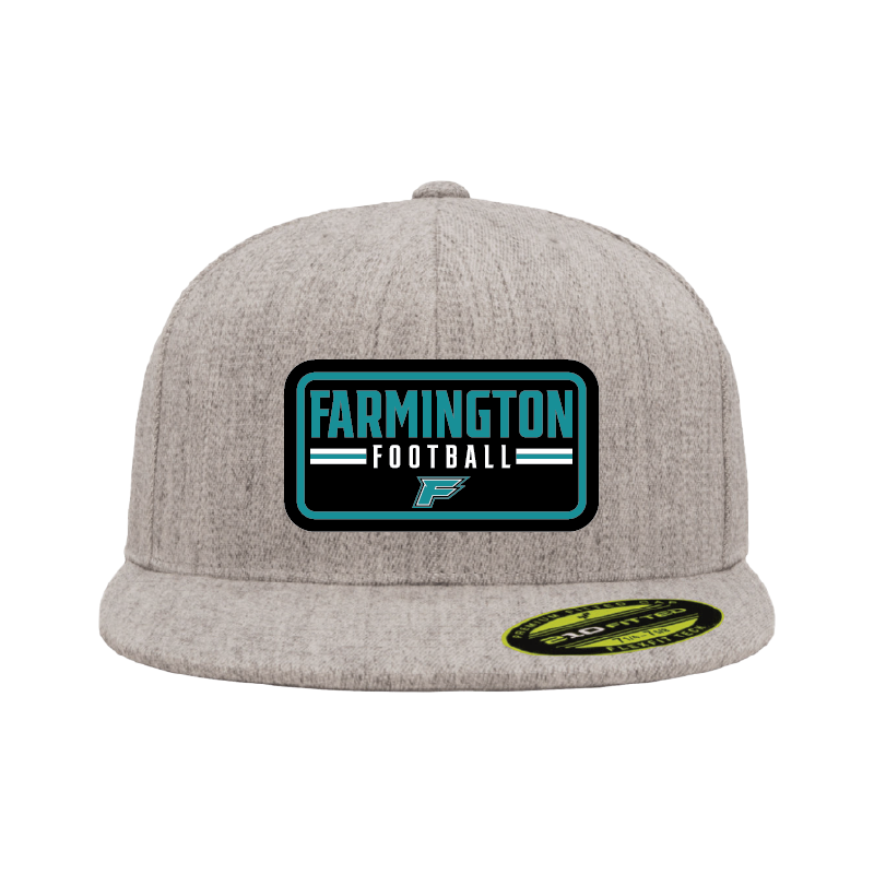 Farmington Football Patch - Flat Bill Flexfit