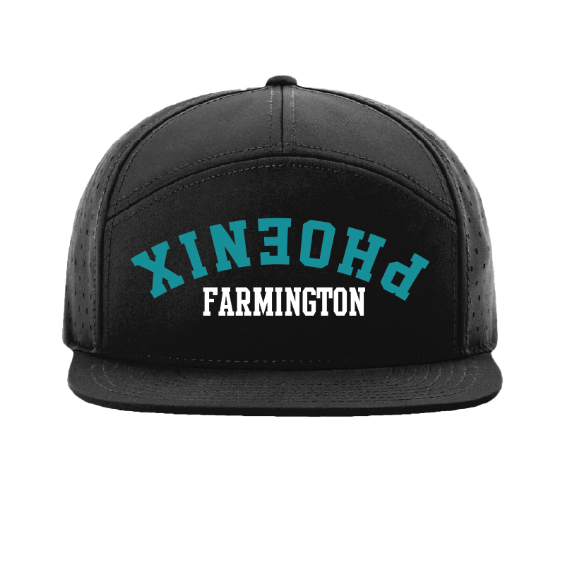 Upside Down Phoenix - 7 Panel Perforated Snapback