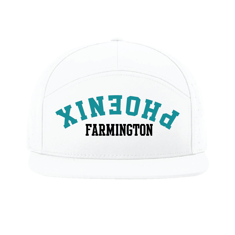 Upside Down Phoenix - 7 Panel Perforated Snapback