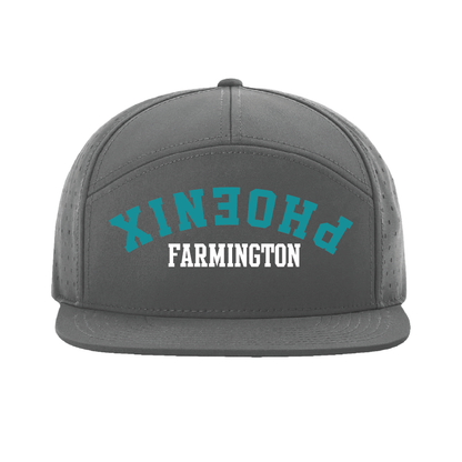 Upside Down Phoenix - 7 Panel Perforated Snapback