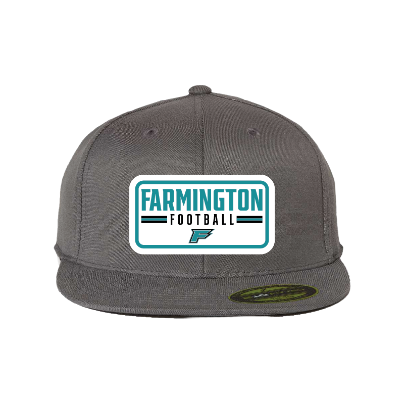 Farmington Football Patch - Flat Bill Flexfit