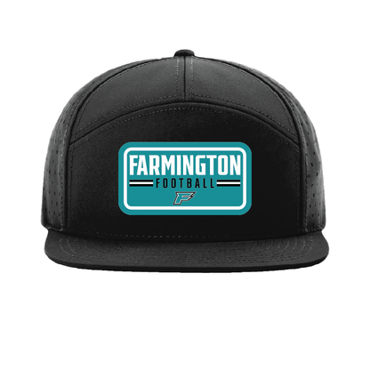 Farmington Football Patch - 7 Panel Perforated Snapback