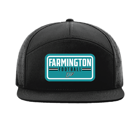 Farmington Football Patch - 7 Panel Perforated Snapback