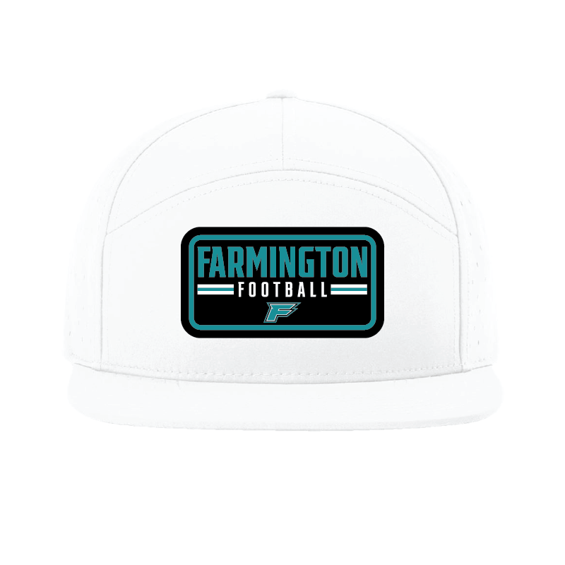 Farmington Football Patch - 7 Panel Perforated Snapback