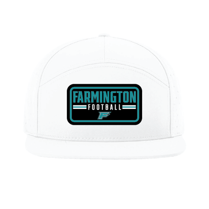 Farmington Football Patch - 7 Panel Perforated Snapback