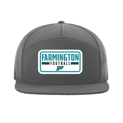 Farmington Football Patch - 7 Panel Perforated Snapback
