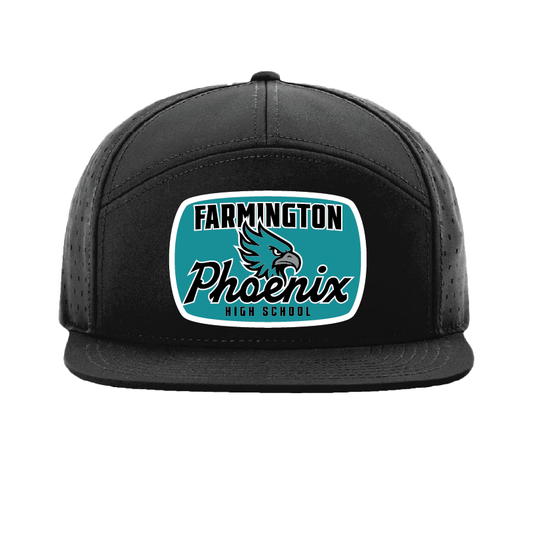 Vintage Farmington Phoenix Football Patch - 7 Panel Perforated Snapback
