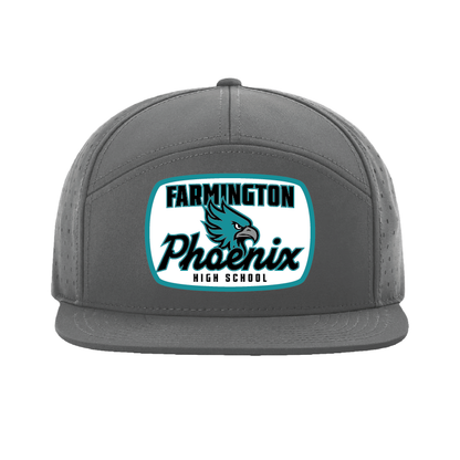 Vintage Farmington Phoenix Football Patch - 7 Panel Perforated Snapback